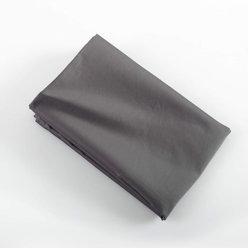 Evolive New 300TC Thread Count 100% Cotton Body Pillow Cover/Case Replacement with Hidden Zipper Closure 21"x54" (Charcoal Grey) - Image 4